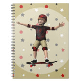 Carnet Skateboardeur (Devant)
