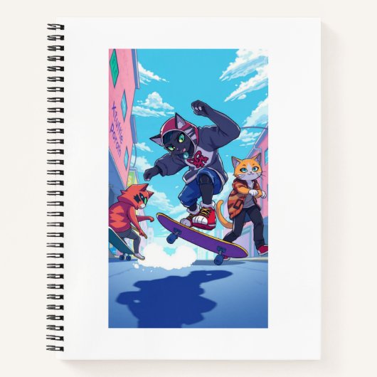 Carnet Skater Cats Sketchbook (Devant)