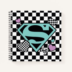Carnet Skater Girl Supergirl Coeurs S-Shield
