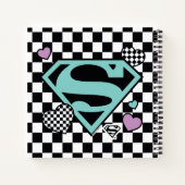 Carnet Skater Girl Supergirl Coeurs S-Shield (Dos)