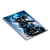 Carnet Skeleton Biker avec casque (Côté Droit)