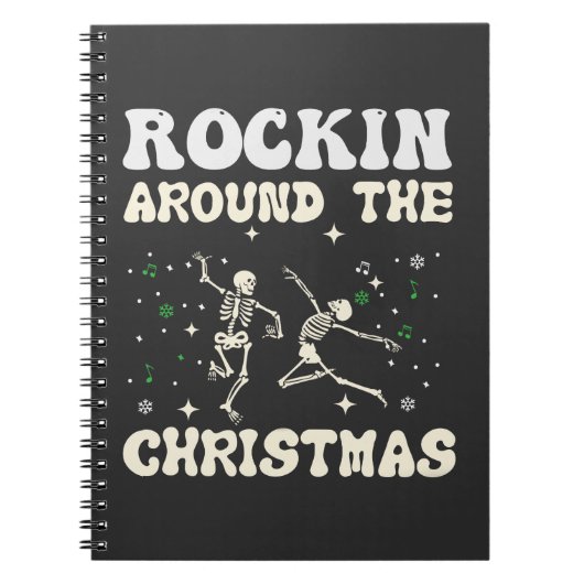 Carnet Skeleton Christmas Dance (Devant)