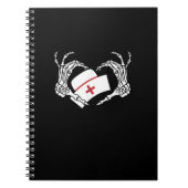 Carnet Skeleton Coeur main Lazy do-it-yourself Costume d' (Devant)