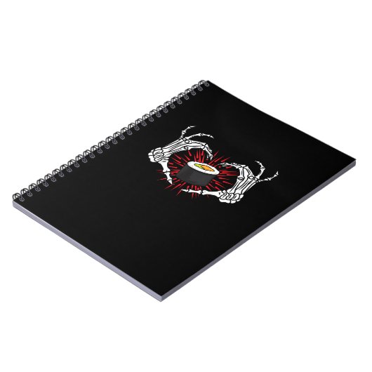 Carnet Skeleton Coeur main Lazy do-it-yourself Costume d' (Côté gauche)