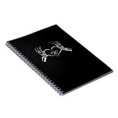 Carnet Skeleton Coeur main Mardi Gras (Côté Droit)