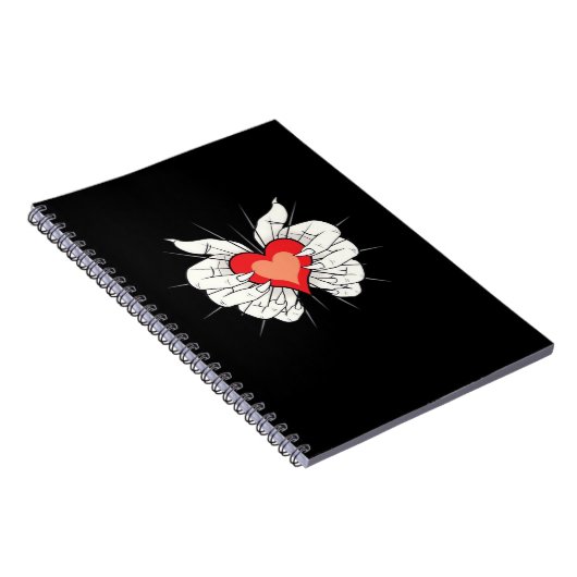 Carnet Skeleton Hands Heart Classic (Côté Droit)