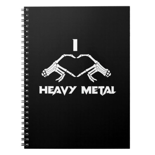 Carnet Skeleton Hands Heart - Drôle Halloween (Devant)