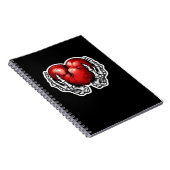 Carnet Skeleton Hands Hearts - Jolie Halloween (Côté Droit)