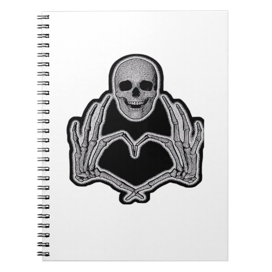 Carnet Skeleton Heart Hands Classic (Devant)