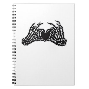 Carnet Skeleton Heart Hands - Classique