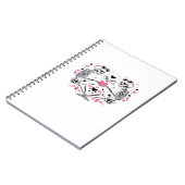 Carnet Skeleton Heart Mains Classique Viral (Côté gauche)