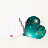 Carnet Skeleton Keys on Green Background (Intérieur)