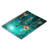 Carnet Skeleton Keys on Green Background (Côté gauche)