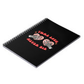 Carnet Skeleton Mains Coeur Design Classique (Côté gauche)