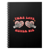 Carnet Skeleton Mains Coeur Design Classique (Devant)