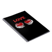 Carnet Skeleton Mains Coeur Drôle Design (Côté Droit)