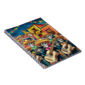 Carnet Skeleton Mariachi Band Día de Los muertos (Côté Droit)