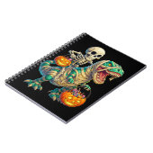 Carnet Skeleton Whimsical équitation maman T-Rex Hallowee (Côté gauche)