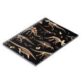 Carnet Skeletons de dinosaures et fossiles motif (Côté gauche)