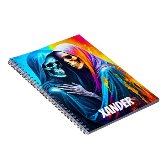 Carnet Skeletons enveloppés dans un arc-en-ciel personnal (Côté Droit)