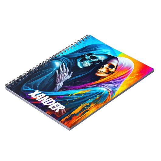 Carnet Skeletons enveloppés dans un arc-en-ciel personnal (Côté gauche)