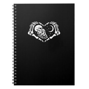 Carnet Skeletons Mains de coeur
