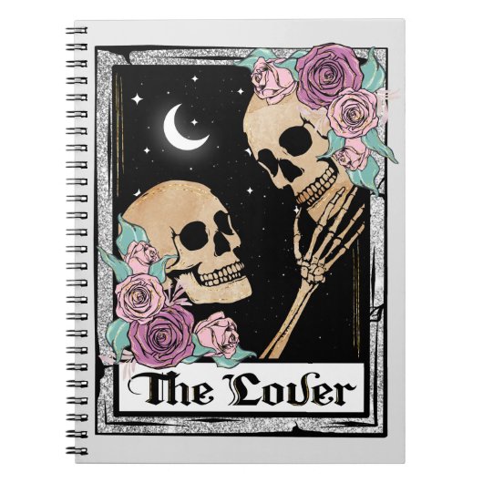 Carnet Skeletons romantiques floraux (Devant)