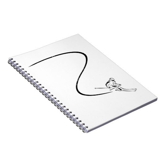 Carnet Skers | Skis Skiing Winter Toxits (Côté Droit)