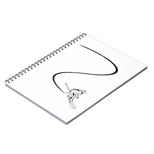 Carnet Skers | Skis Skiing Winter Toxits (Côté gauche)