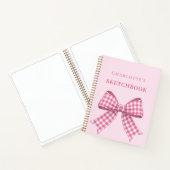 Carnet Sketbook arc rose (Intérieur)