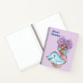 Carnet Sketch de sirène personnalisée pour enfants (Intérieur)
