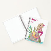 Carnet Sketch de sirène pour enfants (Intérieur)