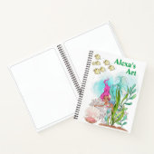 Carnet Sketch de sirène pour enfants (Intérieur)