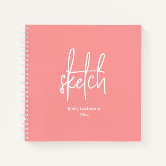 Carnet Sketch Sketchbook personnalisé (Devant)