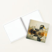 Carnet Sketchbook - Canard dans Tan001 (Intérieur)