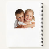 Carnet Sketchbook custom photo kids children typographiy (Dos)