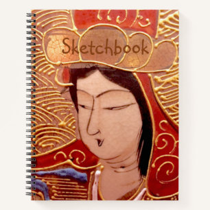 Carnet Sketchbook de Geisha asiatique