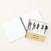 Carnet Sketchbook de mode personnalisé (Intérieur)