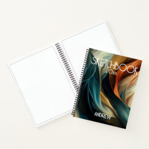 Carnet SKETCHBOOK - Flèches colorées Abstraites