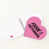 CARNET SKETCHBOOK NOM CARRÉ PERSONNALISÉ (Intérieur)