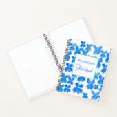 Carnet Sketchbook Papillon bleu personnalisé (Intérieur)