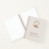 Carnet Sketchbook perle de coquillage de mer beige modern (Intérieur)