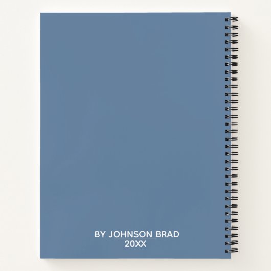 Carnet Sketchbook personnalisé (Dos)
