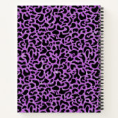 Carnet Sketchbook personnalisé d'artiste violet (Dos)