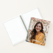 Carnet Sketchbook Photo personnalisée Retro Wavy Rainbow (Intérieur)