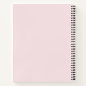 Carnet Sketchbook Pink Parties scintillant Drivers School (Dos)