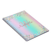 Carnet Sketchbook Unicorn Holographic Parties scintillant (Côté Droit)