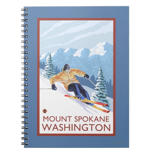Carnet Ski de neige - Mont Spokane, (Devant)