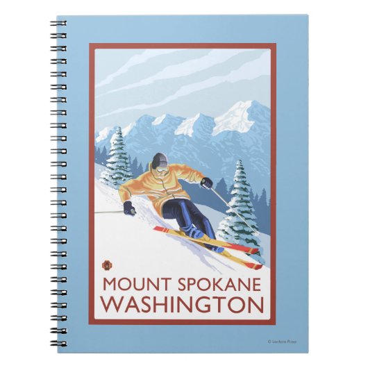 Carnet Ski de neige - Mont Spokane, (Devant)