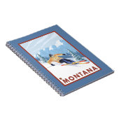 Carnet Ski de neige - Montana (Côté Droit)